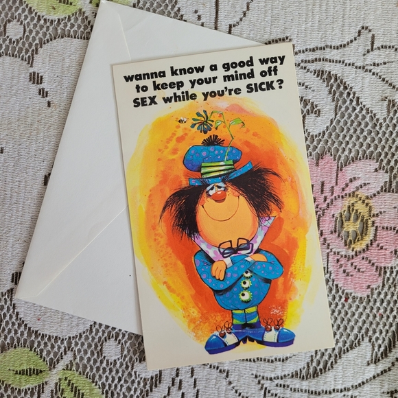 Vintage Party Supplies Vintage Get Well Soon Greeting Cards Poshmark